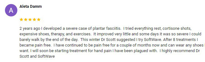 Chiropractic Jackson MI Aleta Damm Testimonial