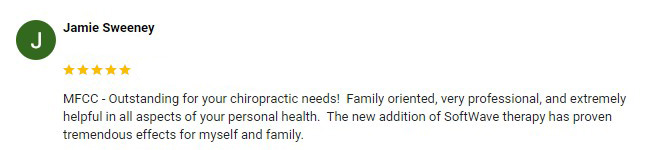 Chiropractic Jackson MI Jamie Sweeney Testimonial