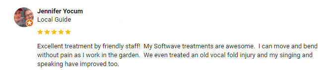 Chiropractic Jackson MI Jennifer Y testimonial